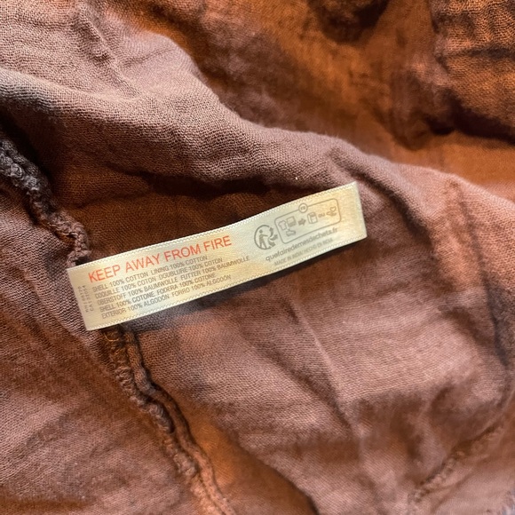 NWNT Free People Verbena Midi Dress  asymmetrical hem in chocolate Brown SZ S L - Picture 13 of 14